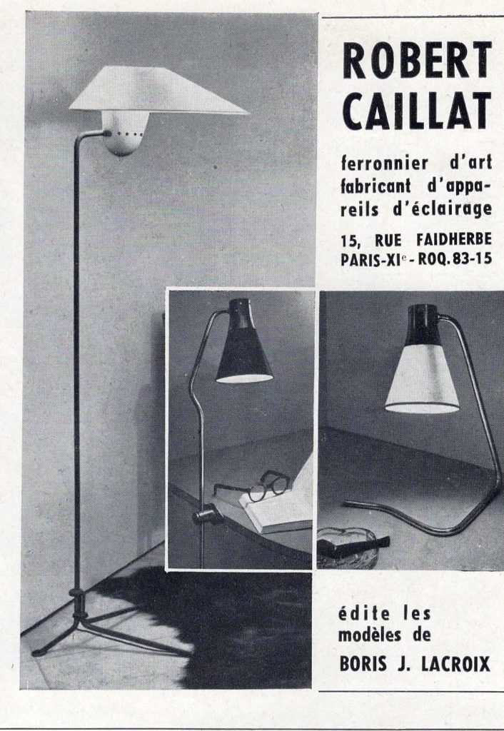 Publicité Caillat, circa 1952