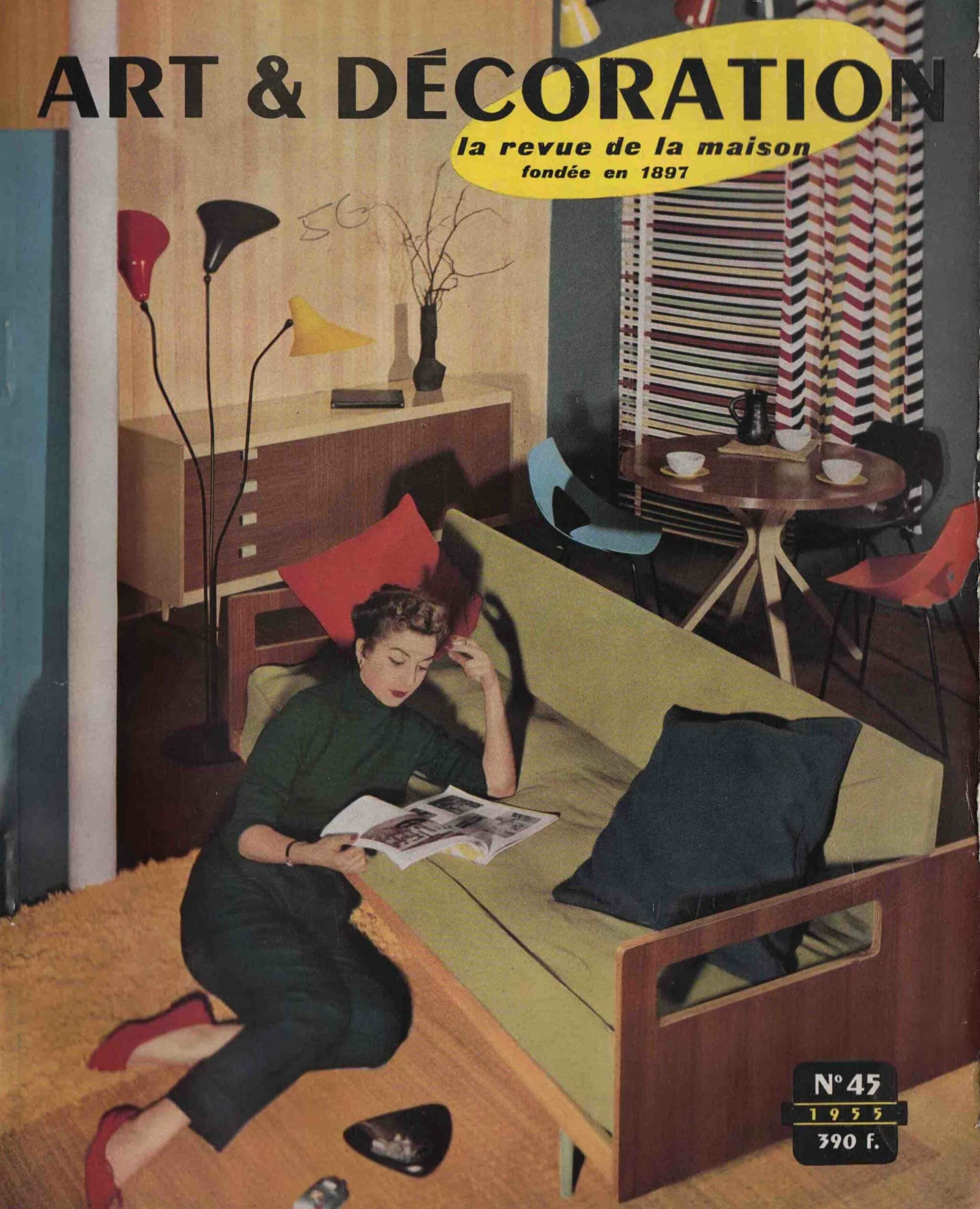 Couverture Art et Décoration, 1955