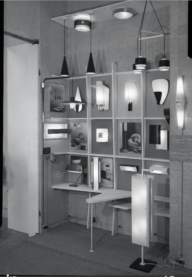 Stand Luminalite, Salon des Arts Ménagers 1959