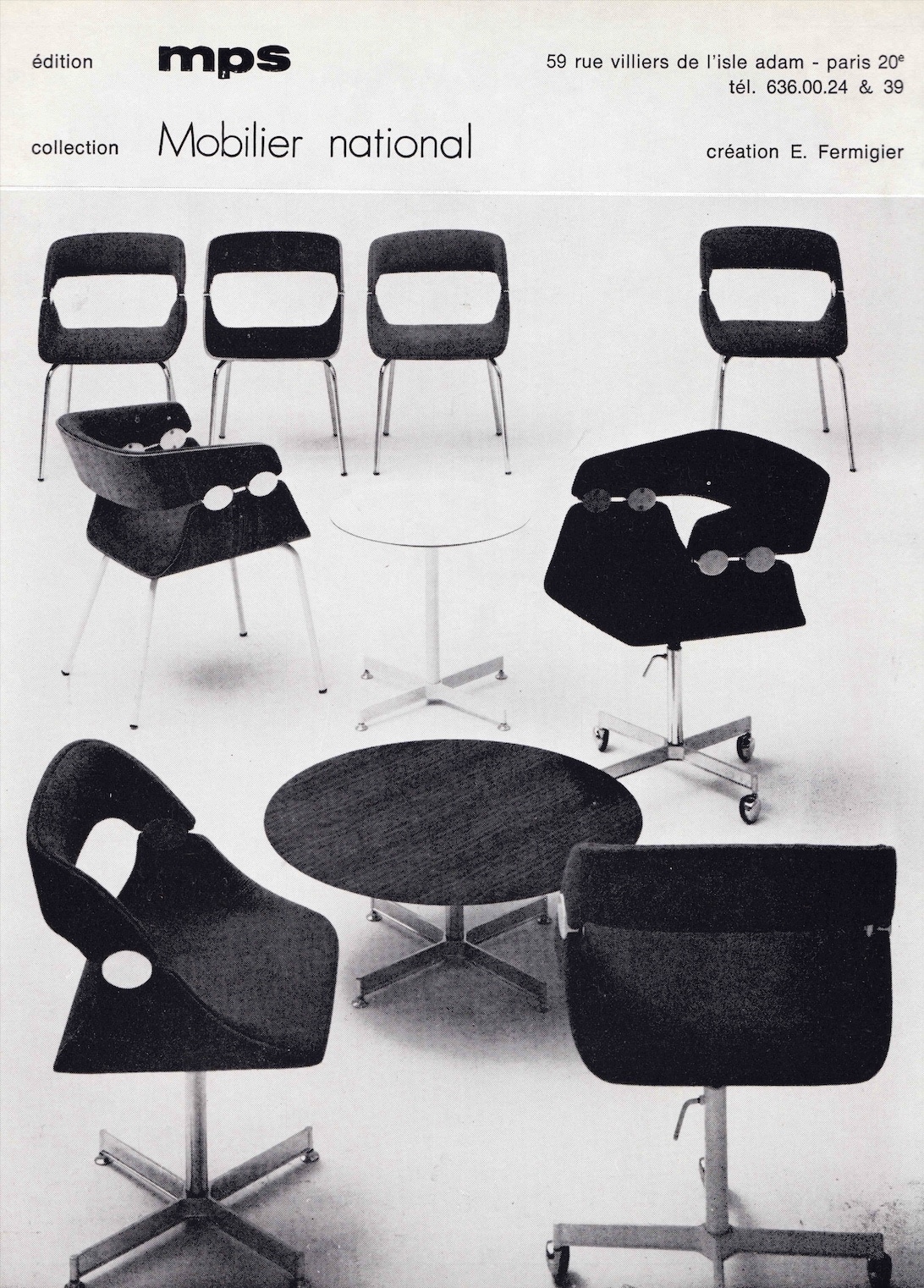 Catalogue d'agence Étienne Fermigier, collection Mobilier National