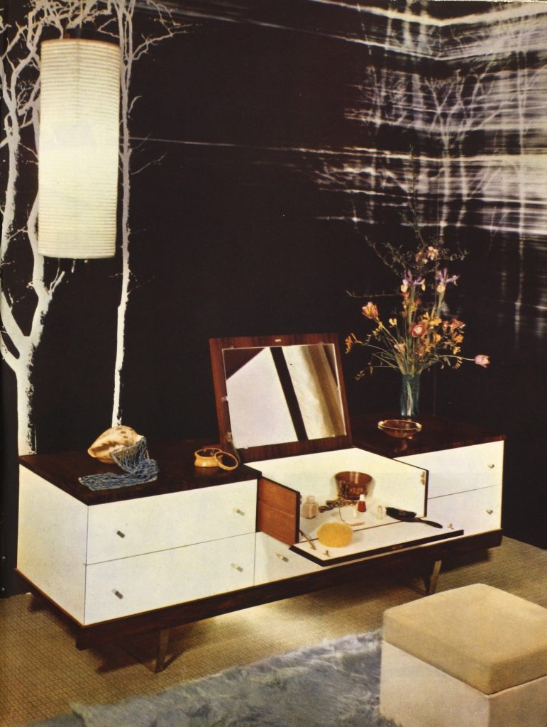 Chambre à coucher par Dangles et Defrance, 1963