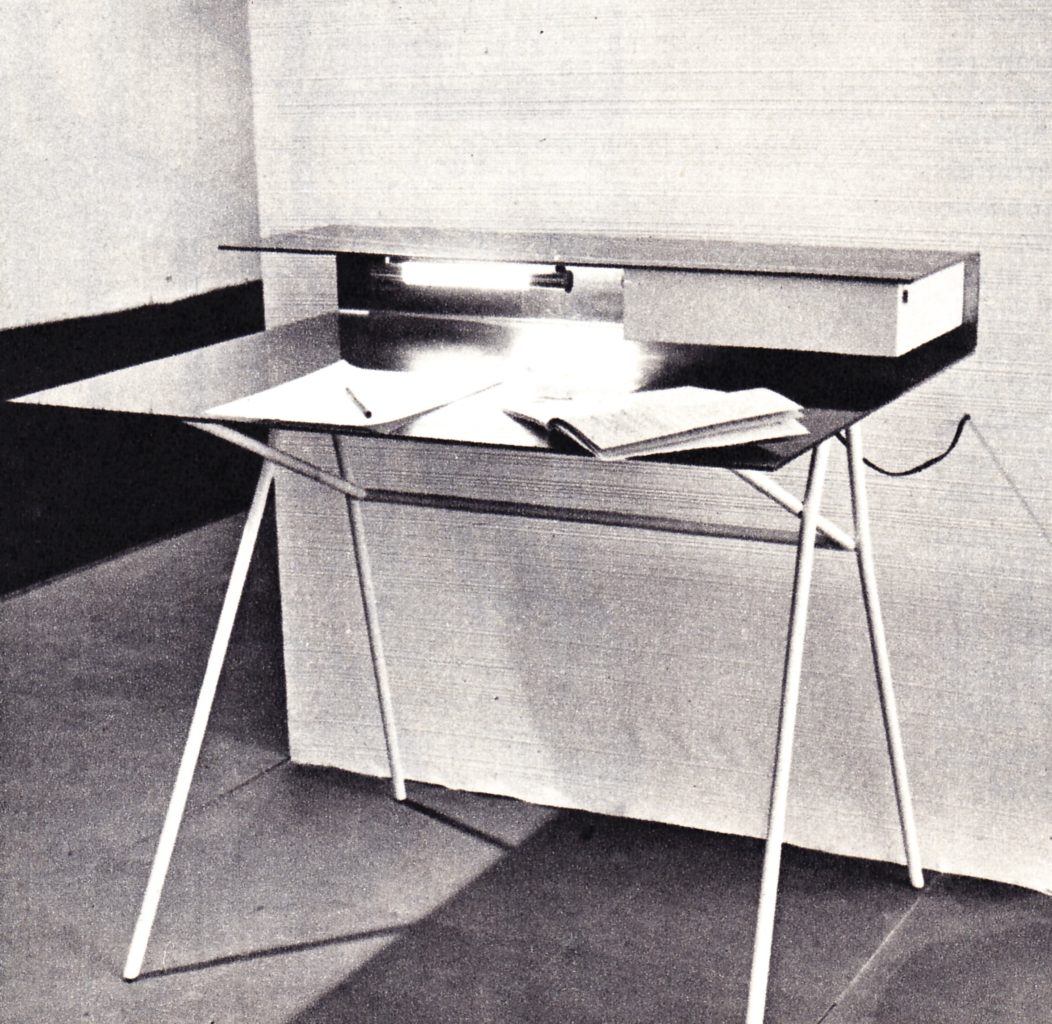 Bureau de Roger Fatus, Salon des Arts Ménagers 1956