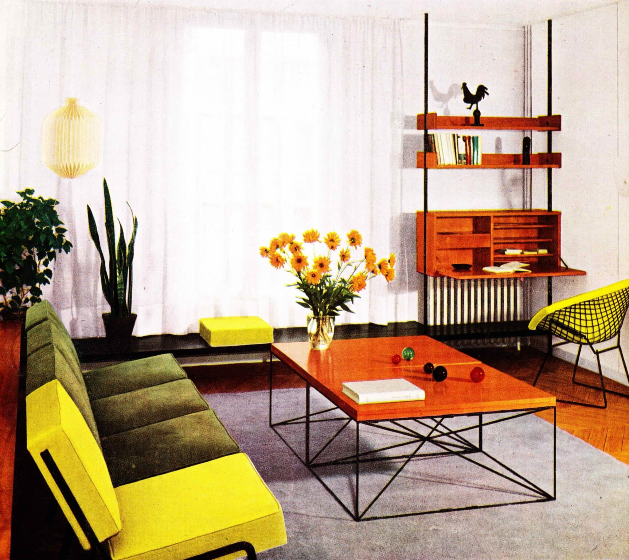 1955 ARP Chauffeuses G2 Guariche bibliothèque galerie Mai