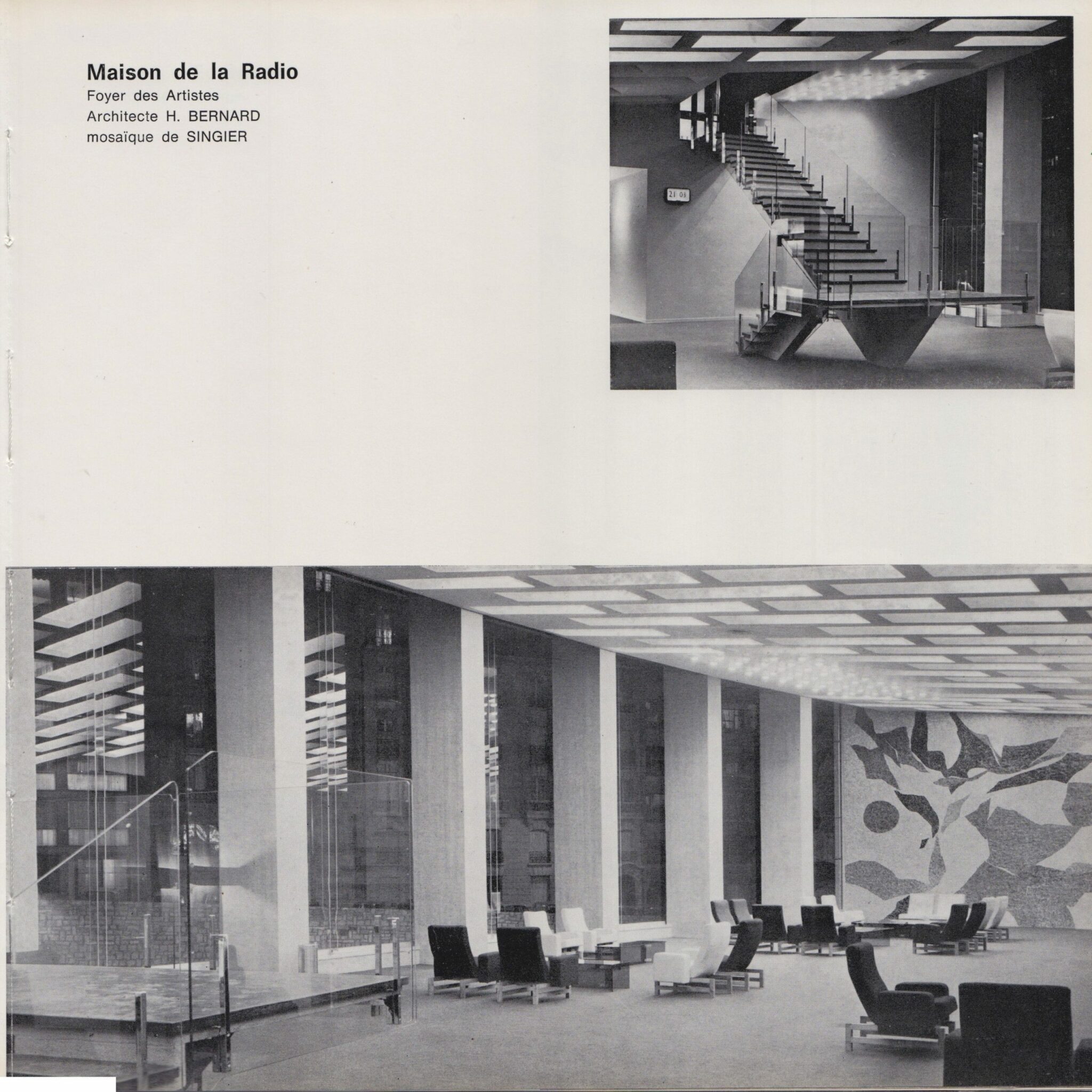 Catalogue agence DUMOND LELOUP Maison de la radio
