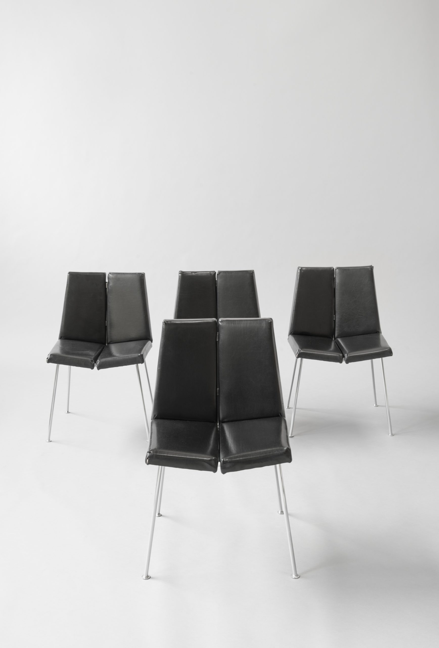 GUARICHE chaise CG1-4FACES-CHR-NR-2