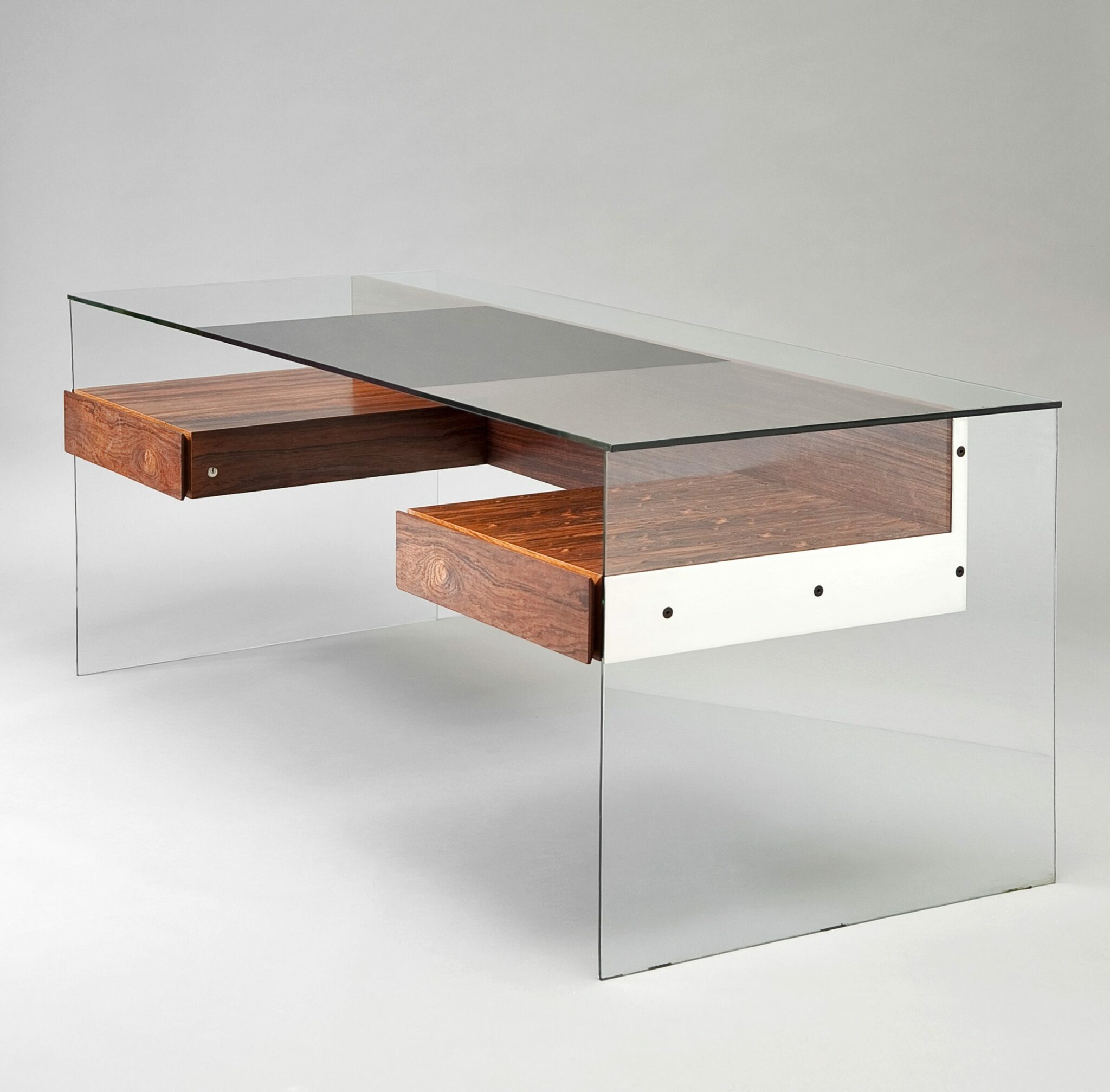 PHILIPPON LECOQ bureau en verre Minvielle