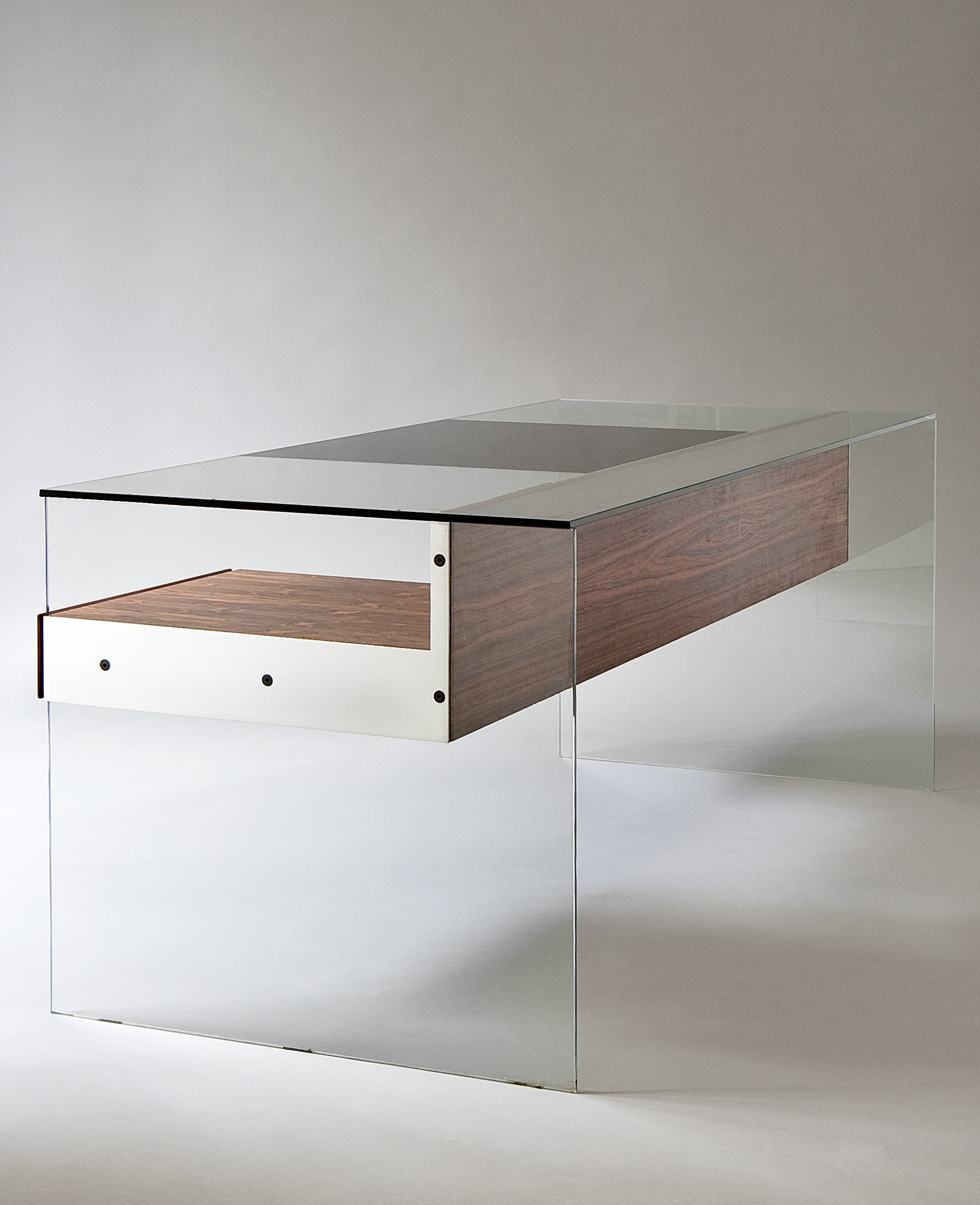 PHILIPPON LECOQ bureau en verre Minvielle