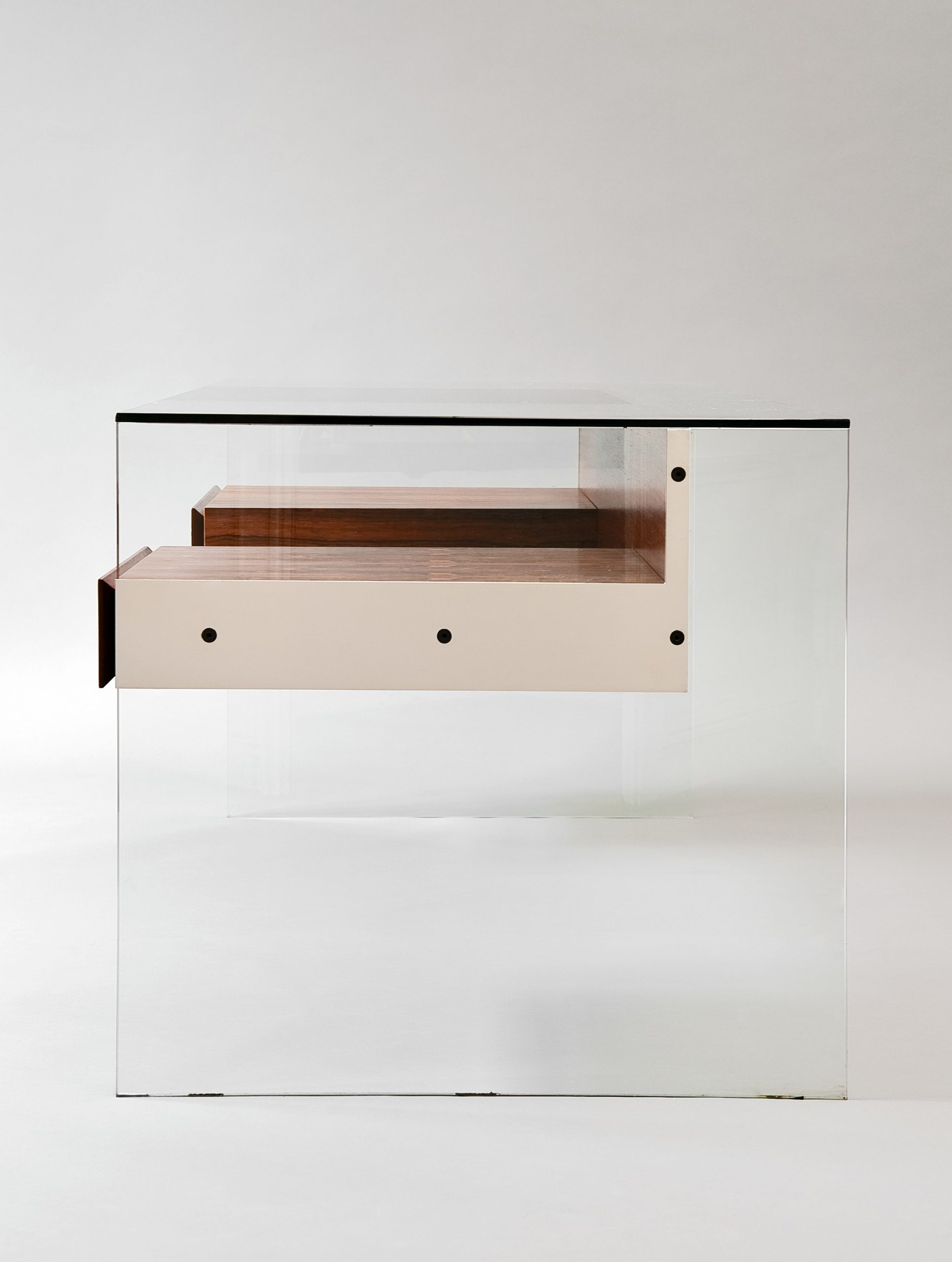PHILIPPON LECOQ bureau en verre Minvielle