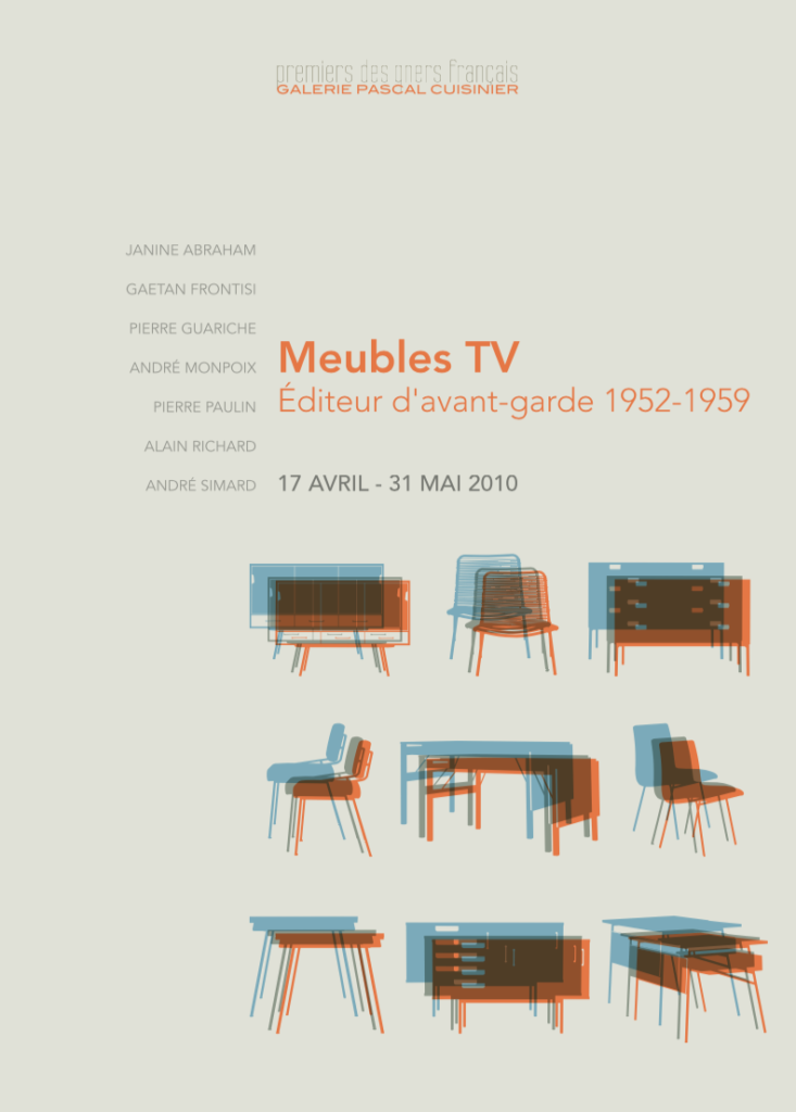 MEUBLES TV editeur d'avant garde 1952-1959